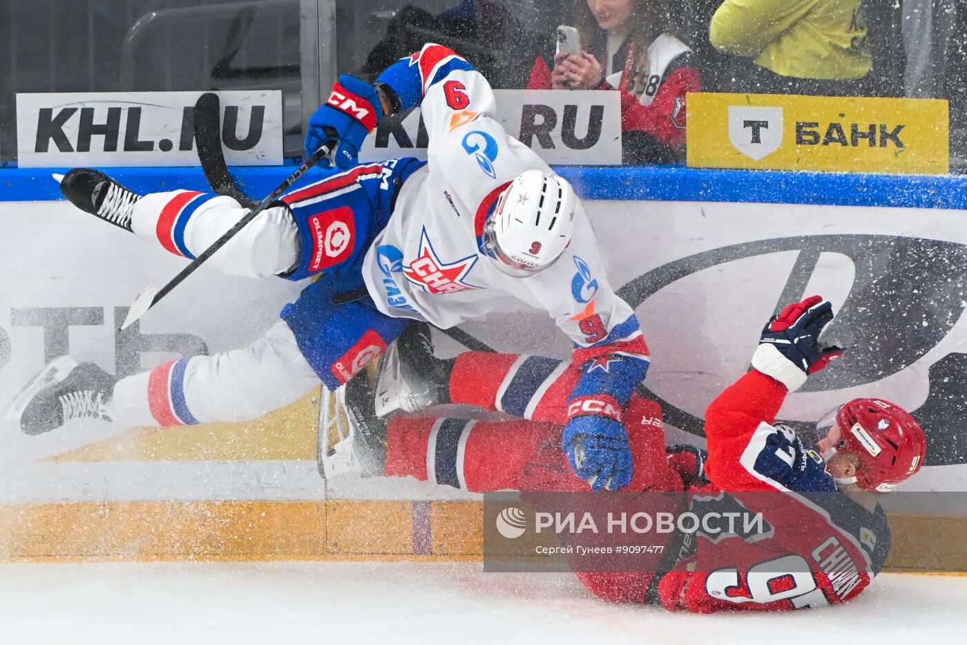 Хоккей. КХЛ. ЦСКА (Москва) – СКА (Санкт-Петербург)
