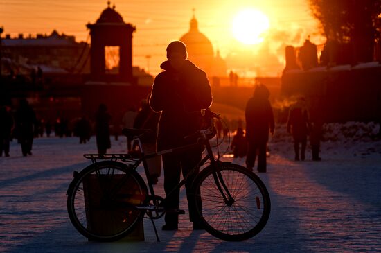 Зима в Санкт-Петербурге