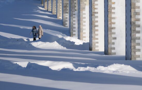 Зима в Москве