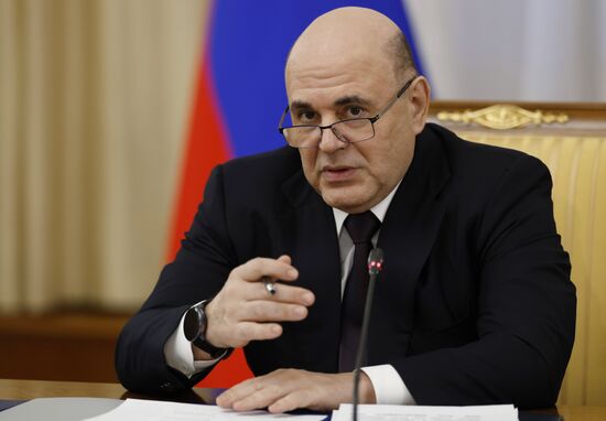 Премьер-министр Михаил Мишустин встретился с представителями фракции "Справедливая Россия"