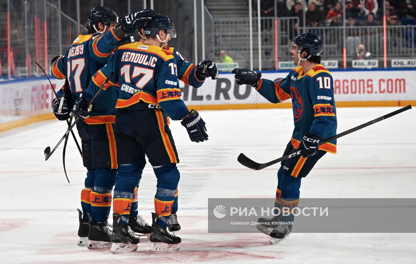 Хоккей. КХЛ. "Драконы" (Шанхай) - "Авангард" (Омск)