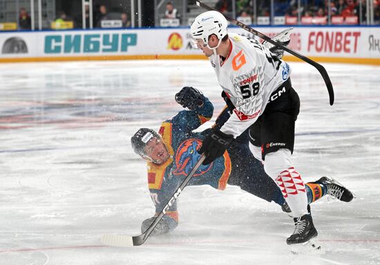 Хоккей. КХЛ. "Драконы" (Шанхай) - "Авангард" (Омск)