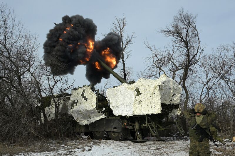 Боевая работа артиллеристов группировки войск "Запад" на Харьковском направлении