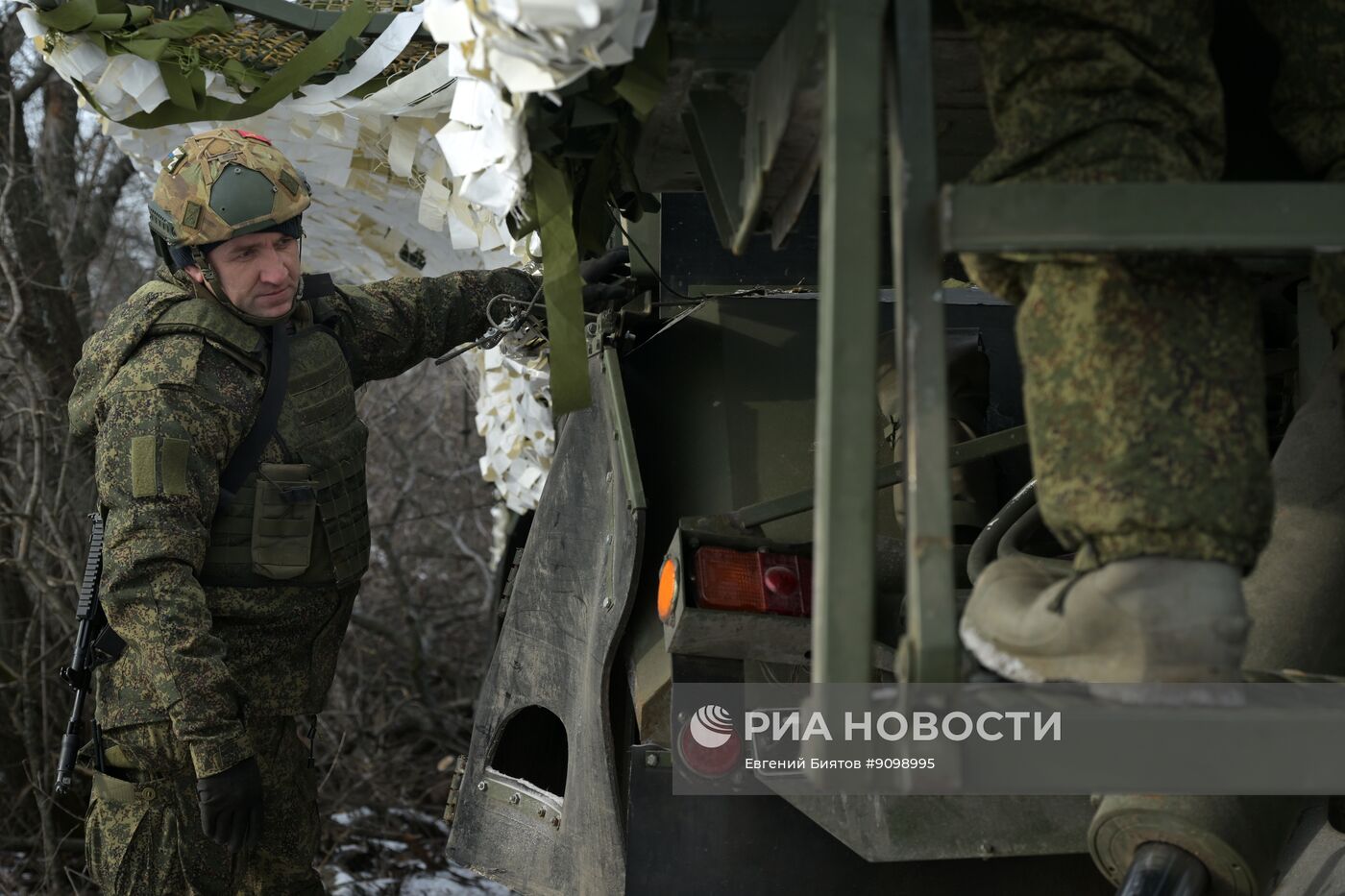 Боевая работа артиллеристов группировки войск "Запад" на Харьковском направлении