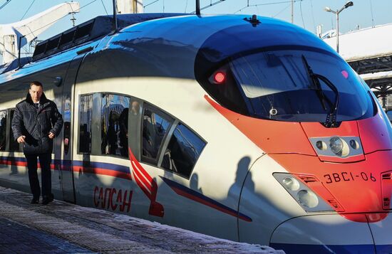 Поезда "Сапсан" из Москвы в Петербург задержались в пути по техническим причинам