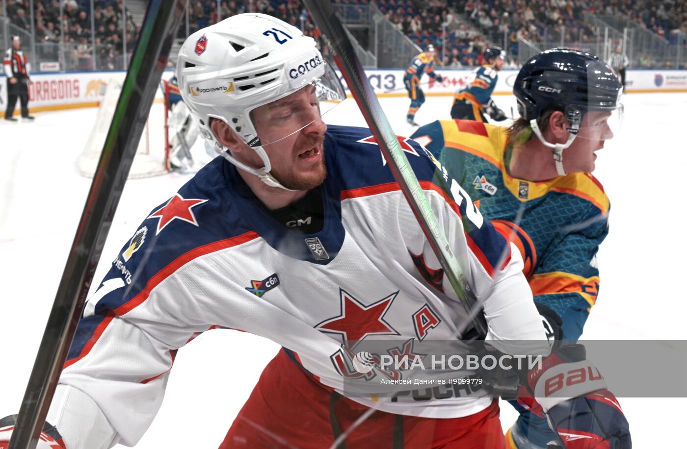 Хоккей. КХЛ. "Драконы" (Шанхай) – ЦСКА (Москва)