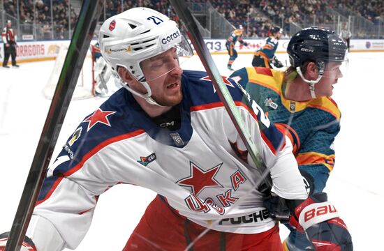 Хоккей. КХЛ. "Драконы" (Шанхай) – ЦСКА (Москва)