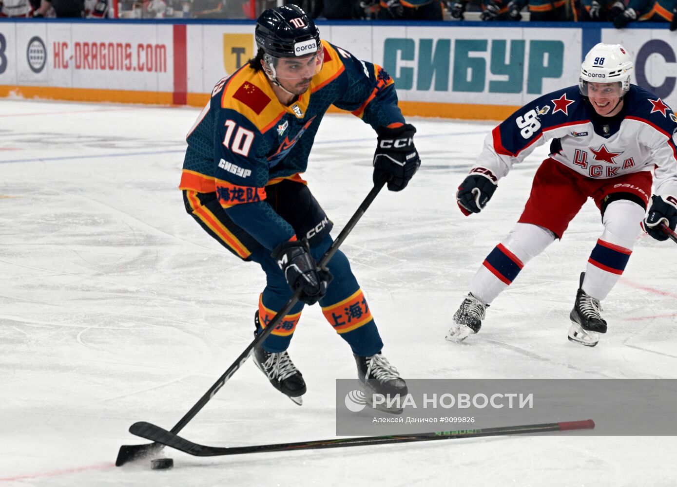 Хоккей. КХЛ. "Драконы" (Шанхай) – ЦСКА (Москва)