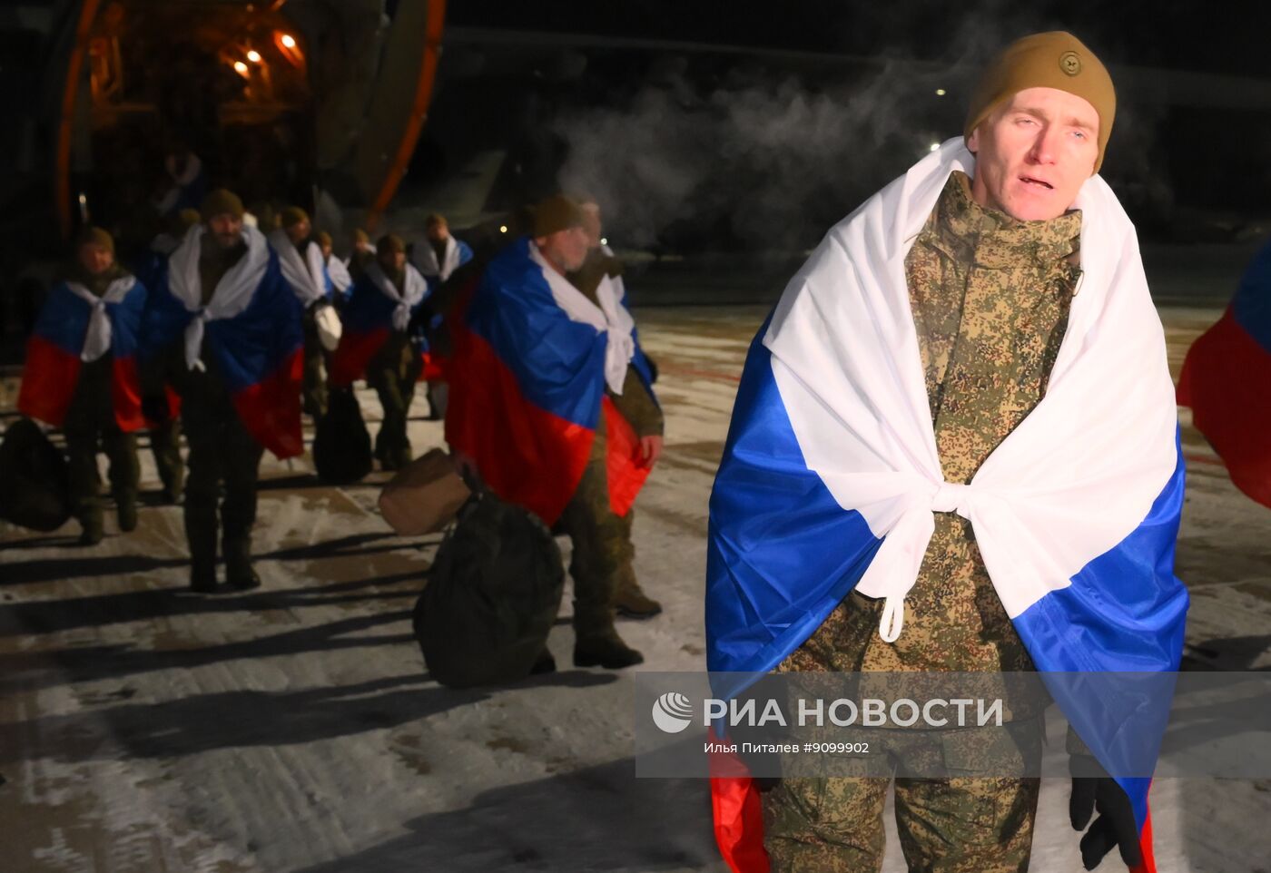 Возвращение российских военнослужащих из плена