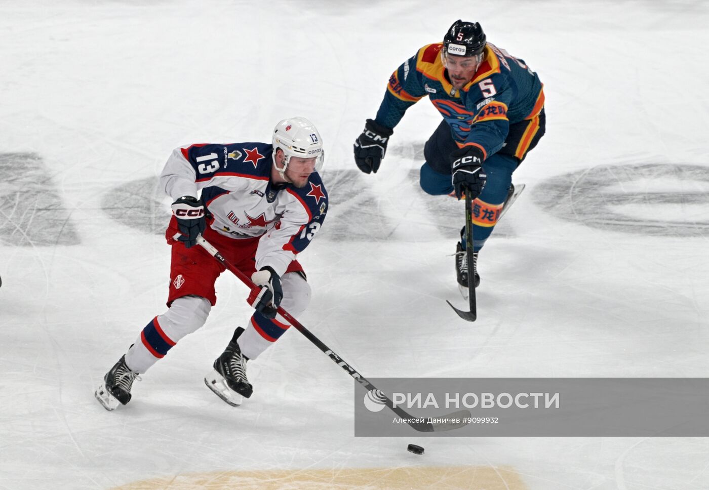 Хоккей. КХЛ. "Драконы" (Шанхай) – ЦСКА (Москва)
