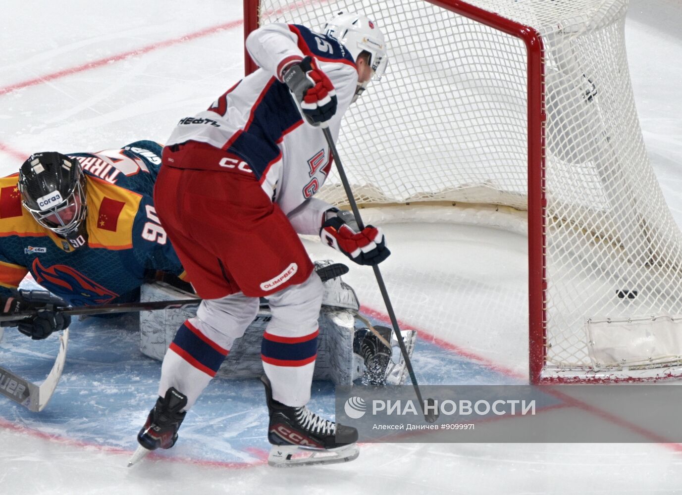 Хоккей. КХЛ. "Драконы" (Шанхай) – ЦСКА (Москва)