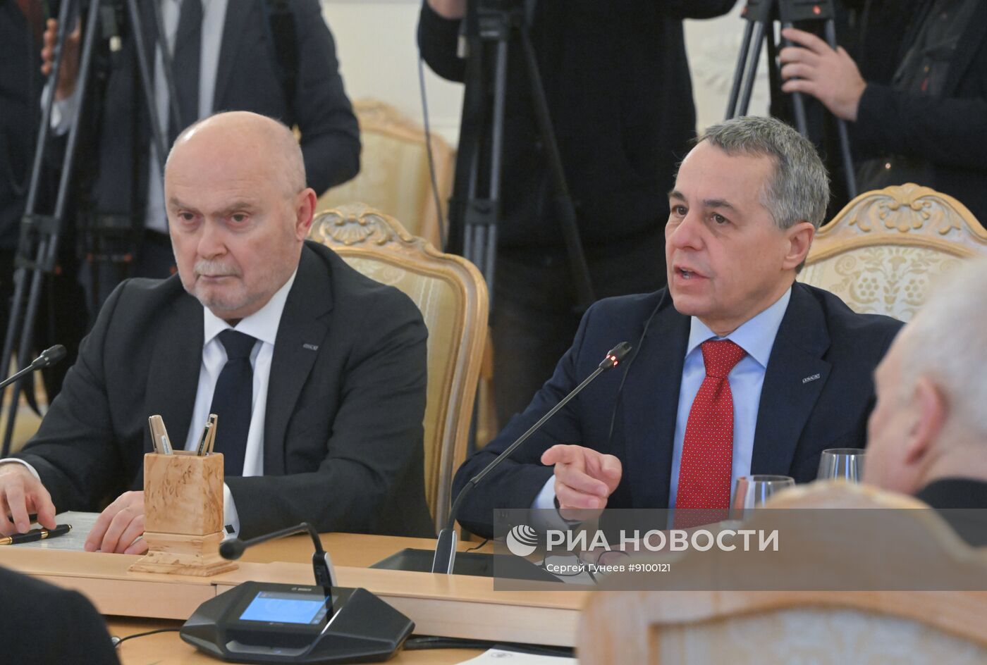 Встреча глав МИД РФ, Швейцарии и генсека ОБСЕ