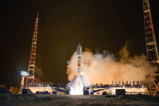 Запуск РН "Союз-2.1б" с космодрома Плесецк