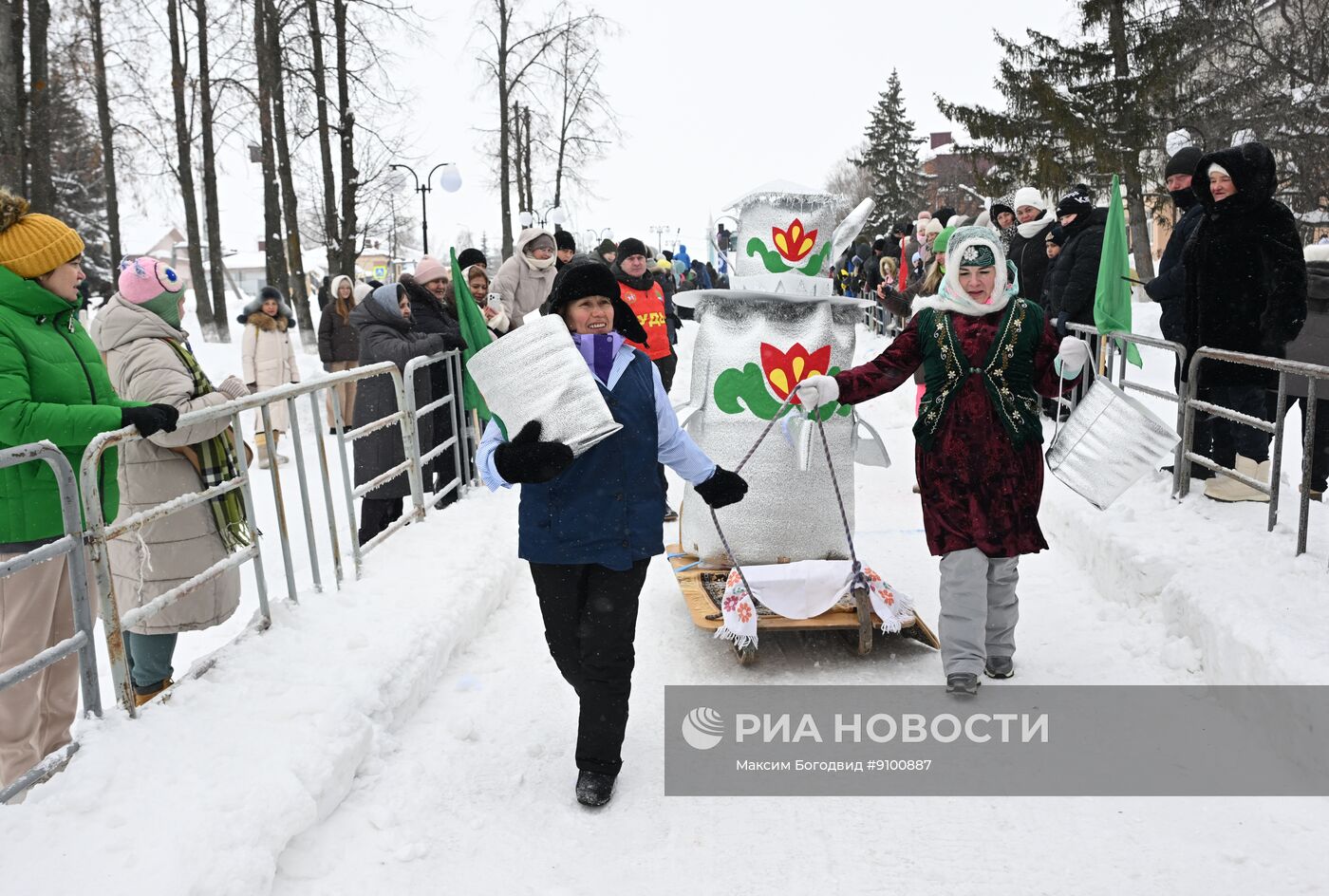 Фестиваль креативных санок SUNNYФЕСТ в Татарстане