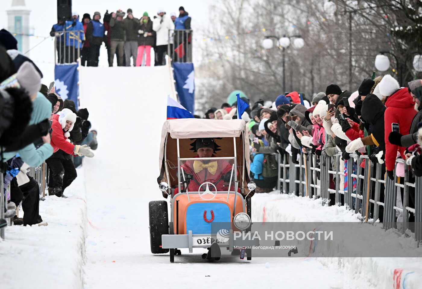 Фестиваль креативных санок SUNNYФЕСТ в Татарстане