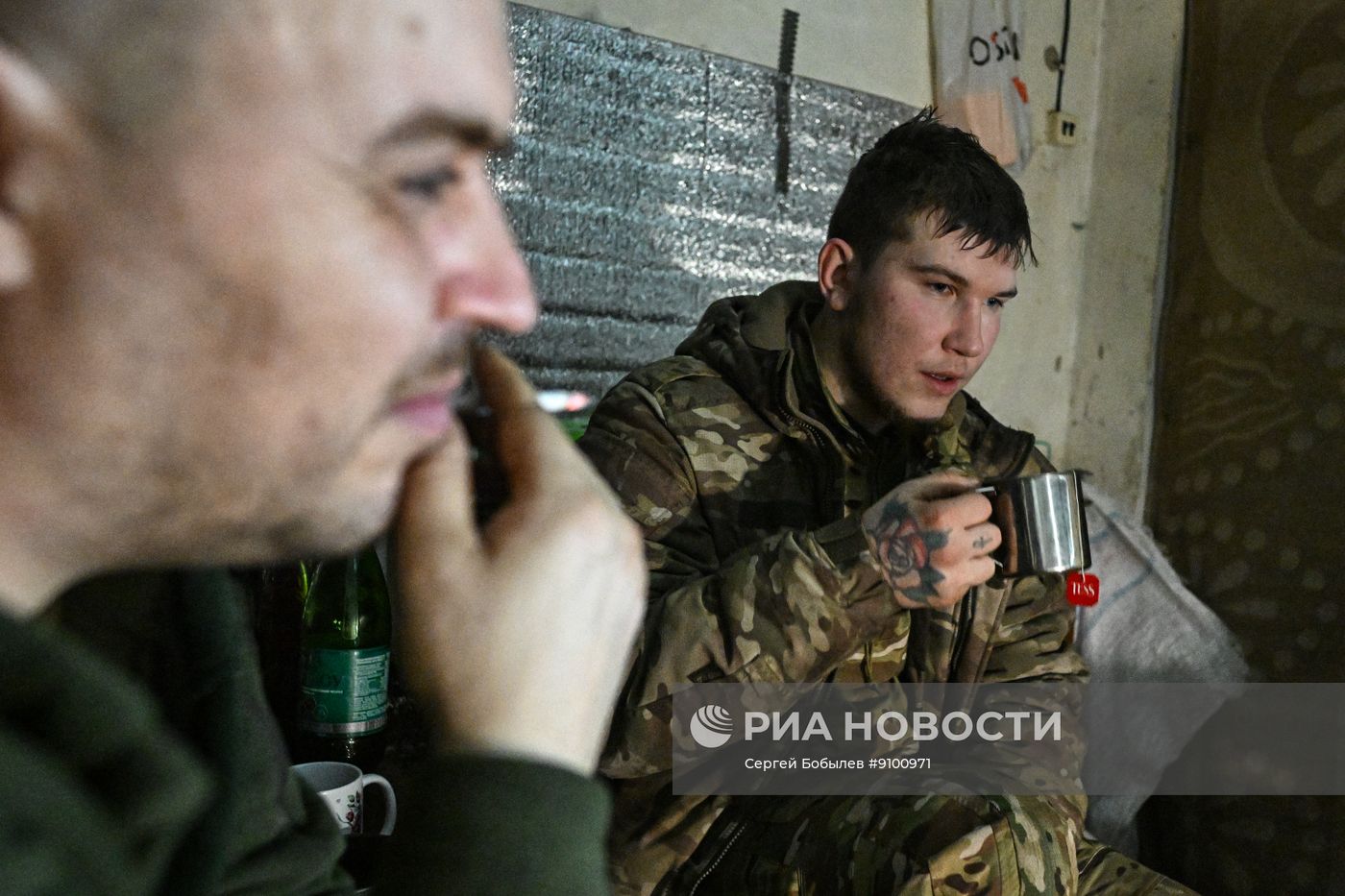 Боевая работа расчета гаубицы Д-30 спецназа "Ахмат" на Сумском направлении