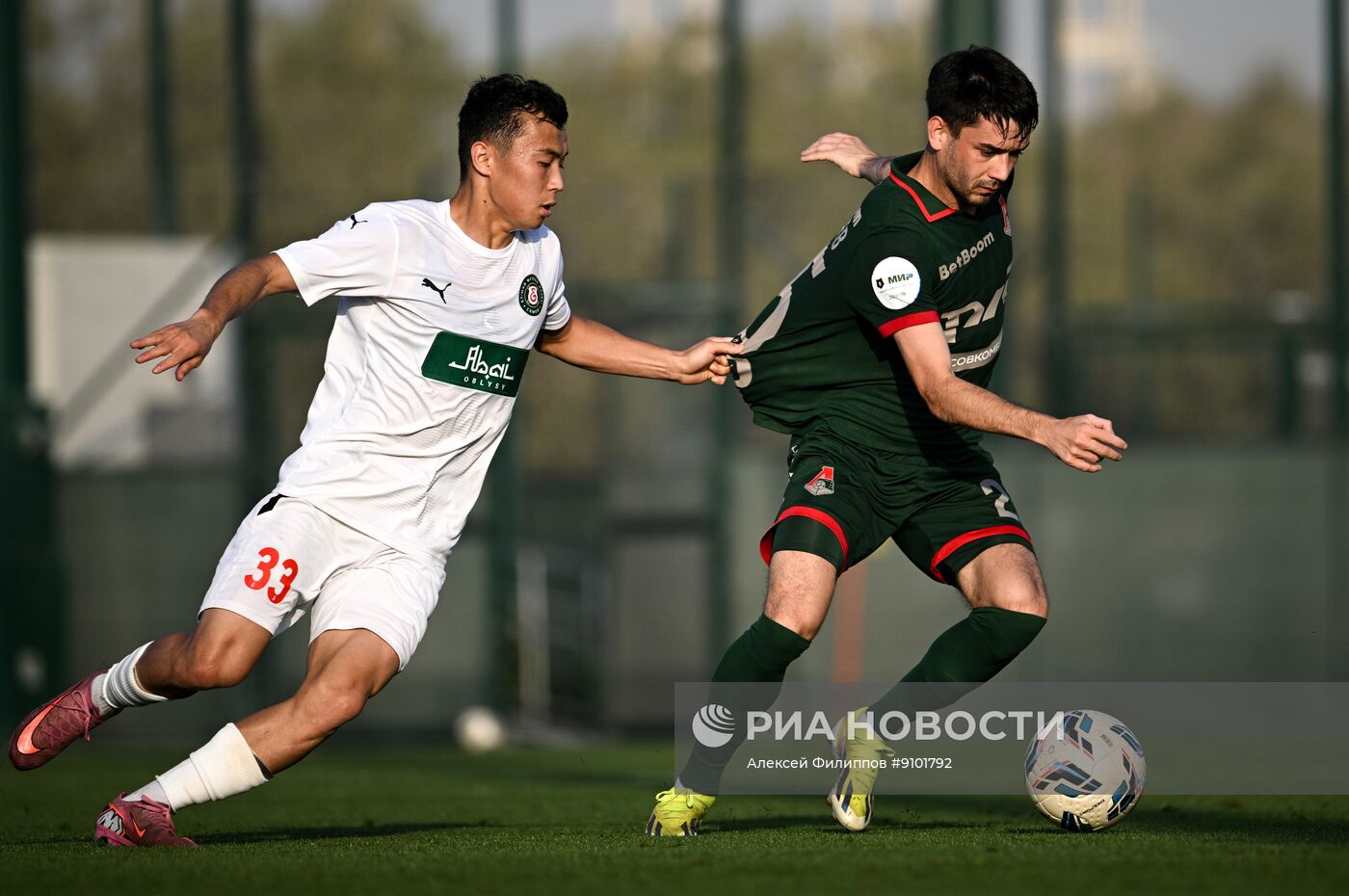 Футбол. Товарищеский матч "Локомотив" (Москва, Россия) - "Елимай" (Семей, Казахстан)