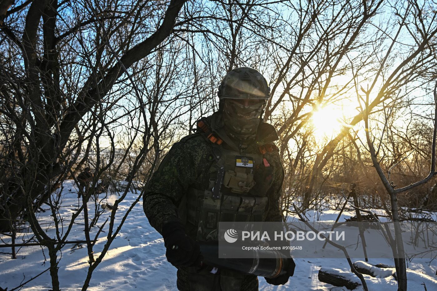 Боевая работа расчета пушки М-46 спецназа "Ахмат" на Сумском направлении