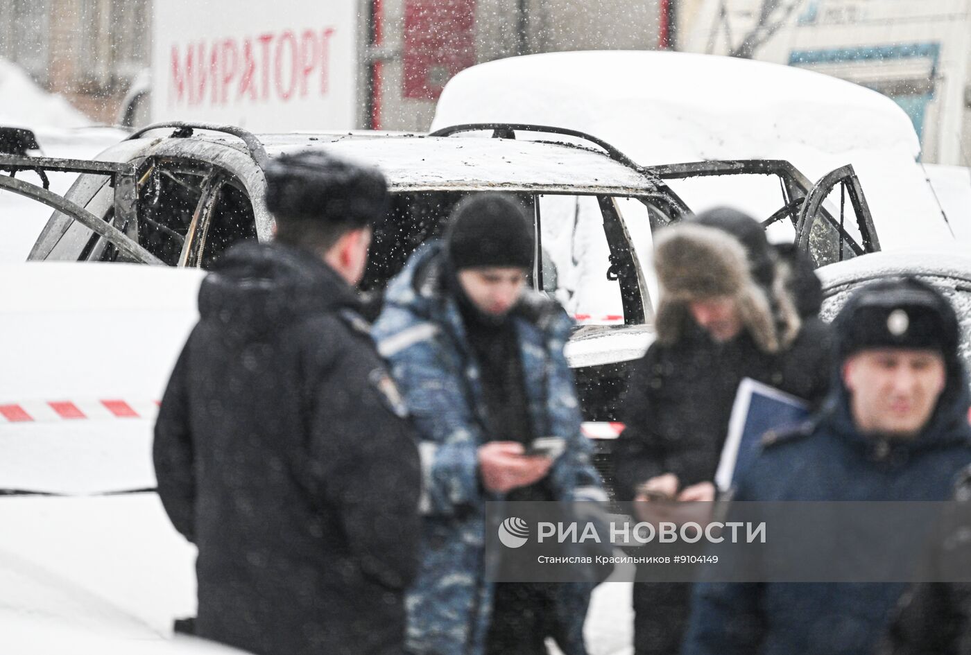 На западе Москвы сгорел автомобиль