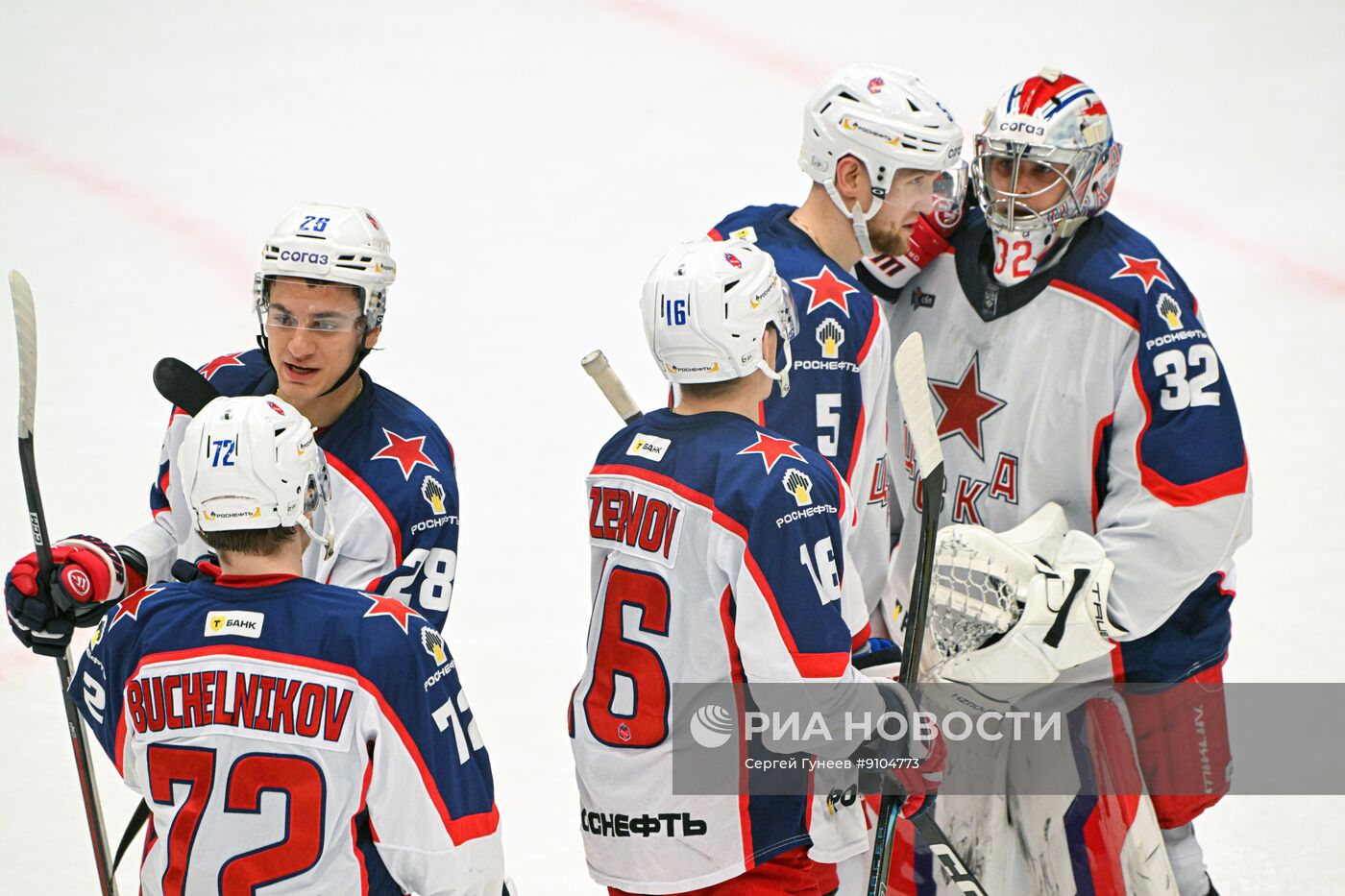 Хоккей. КХЛ. "Спартак" (Москва) - ЦСКА (Москва)