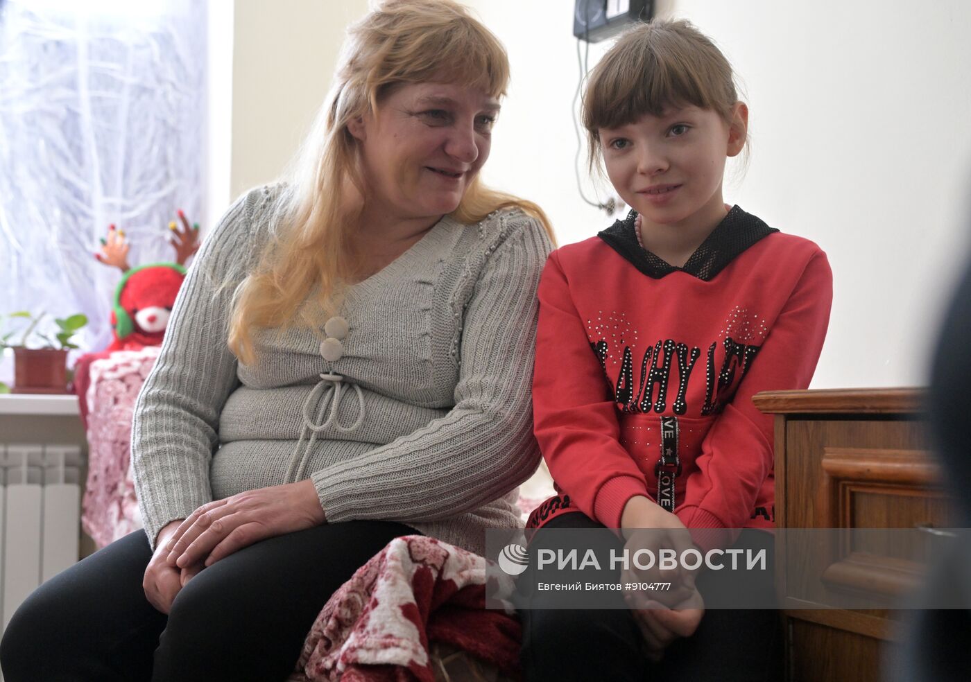 Пункт временного размещения беженцев из Северска в ЛНР