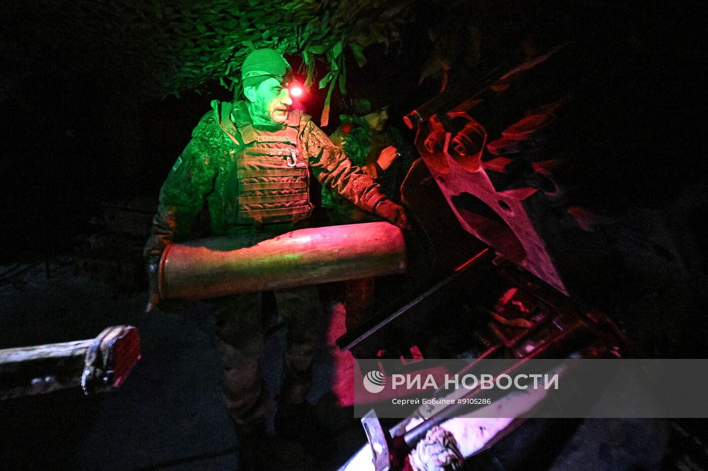 Боевая работа артиллерии спецназа "Ахмат" на Сумском направлении