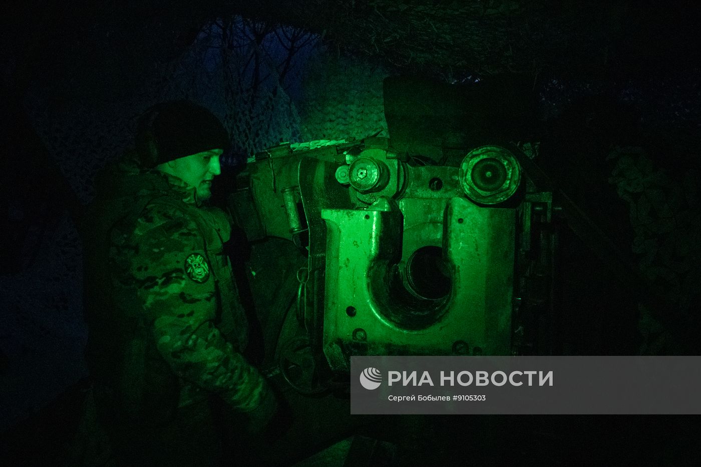 Боевая работа артиллерии спецназа "Ахмат" на Сумском направлении