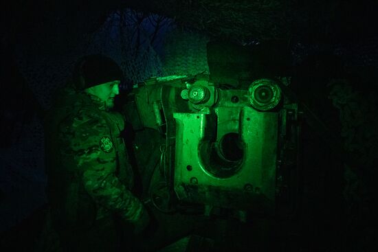 Боевая работа артиллерии спецназа "Ахмат" на Сумском направлении