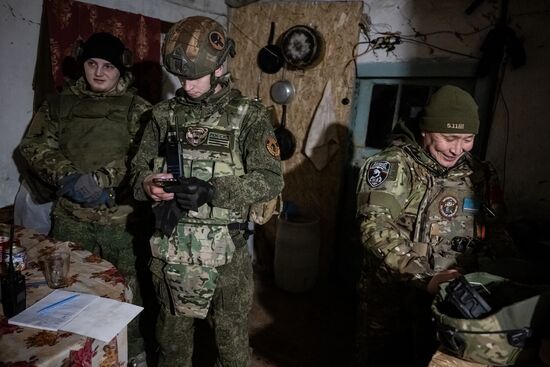 Боевая работа артиллерии спецназа "Ахмат" на Сумском направлении