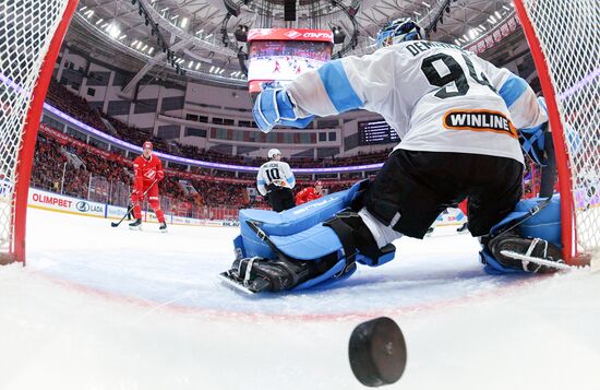 Хоккей. КХЛ. "Спартак" (Москва) - "Динамо" (Минск)