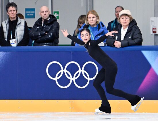 ОИ-2026.Фигурное катание.Тренировка Аделии Петросян