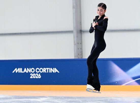 ОИ-2026.Фигурное катание.Тренировка Аделии Петросян