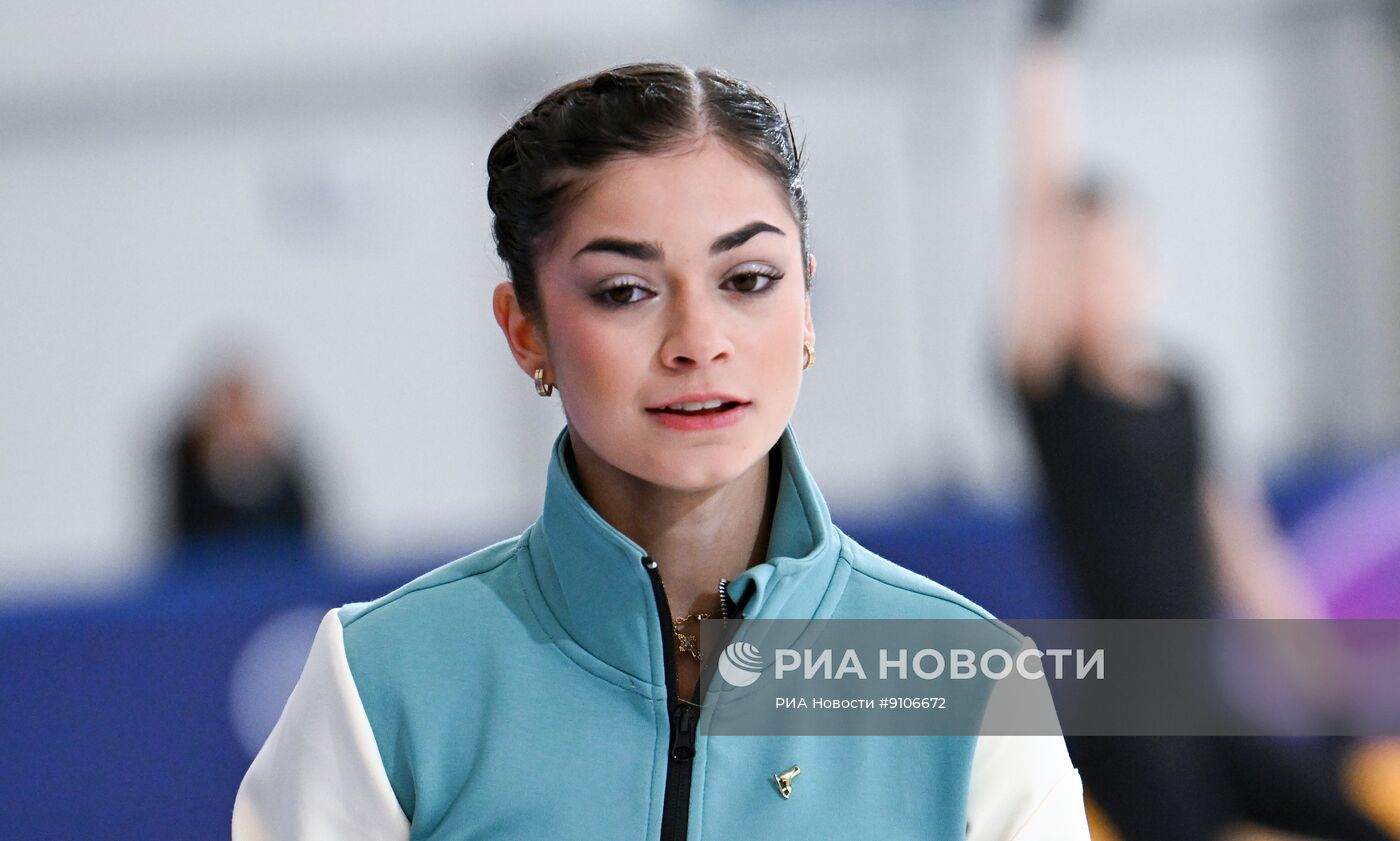 ОИ-2026.Фигурное катание.Тренировка Аделии Петросян