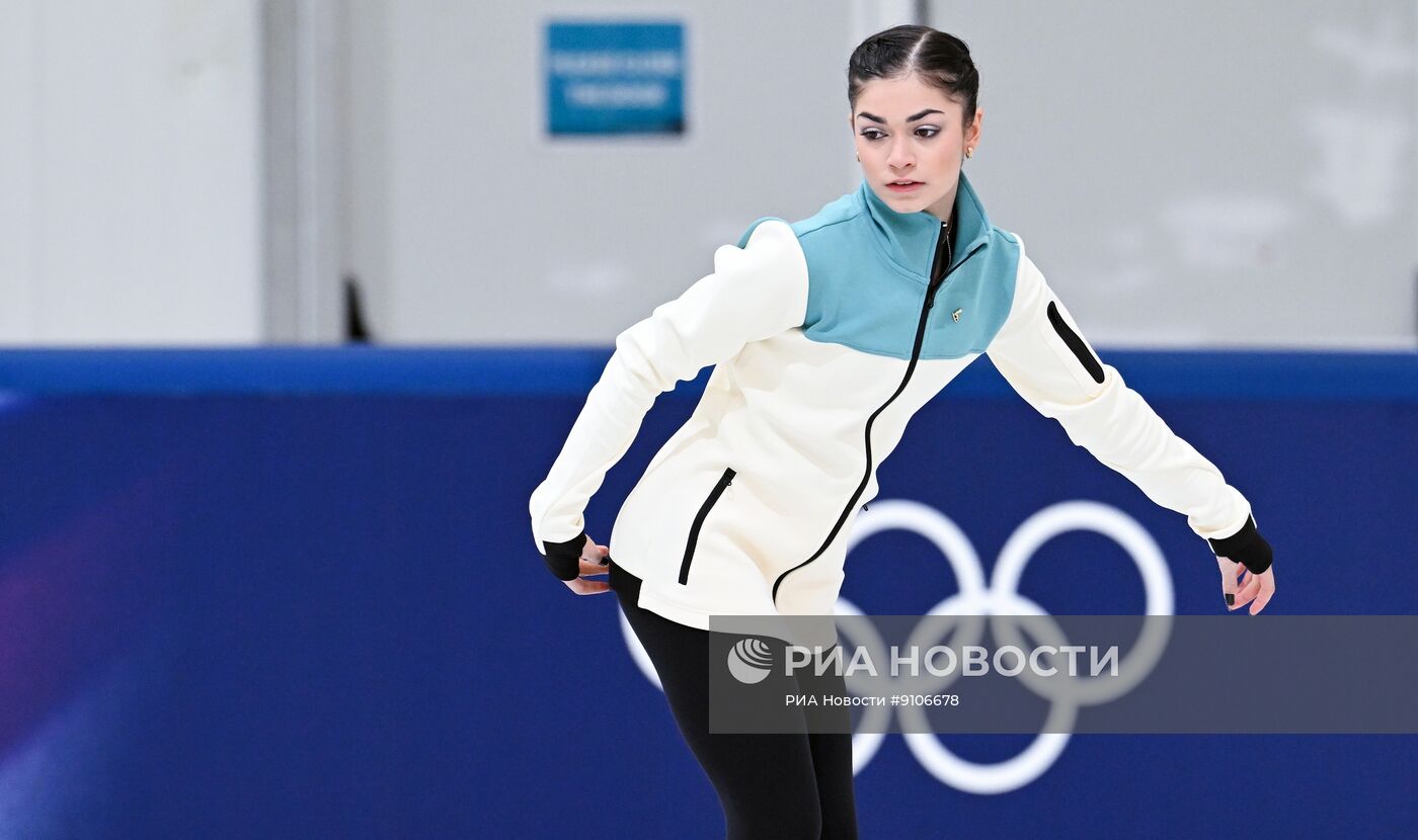 ОИ-2026.Фигурное катание.Тренировка Аделии Петросян