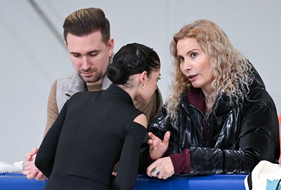 ОИ-2026.Фигурное катание.Тренировка Аделии Петросян