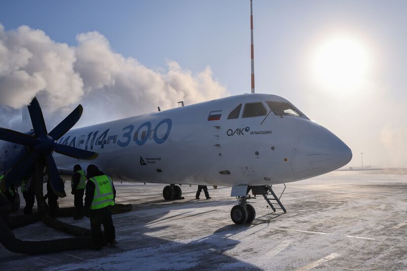 Самолет Ил-114-300 прошел низкотемпературные испытания в Якутии