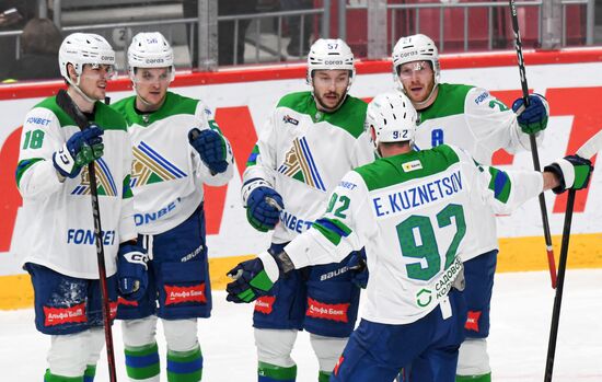 Хоккей. КХЛ. "Трактор" (Челябинск) - "Салават Юлаев" (Уфа)