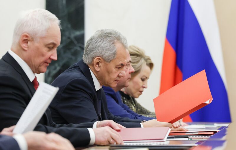 Президент Владимир Путин провел заседание Совбеза РФ