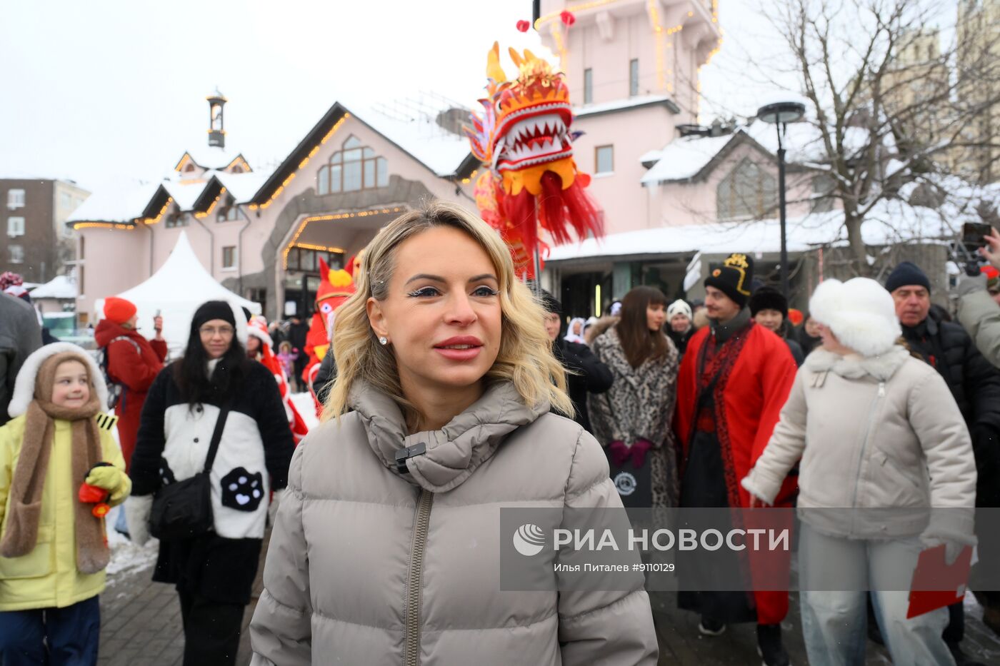 Празднование Китайского Нового года в Московском зоопарке