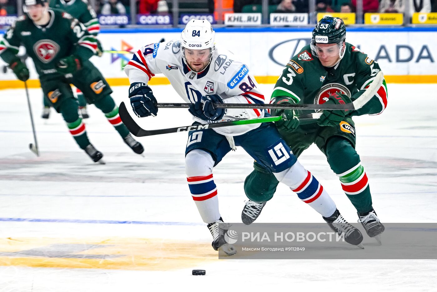 Хоккей. КХЛ. "Ак Барс" (Казань) - "Лада" (Тольятти)
