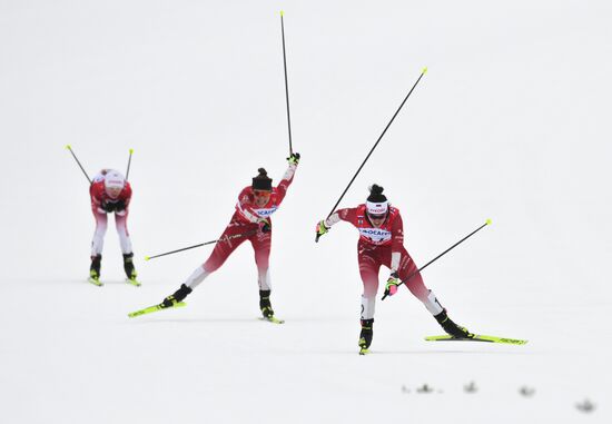 Лыжные гонки. Чемпионат России. Скиатлон. Женщины 