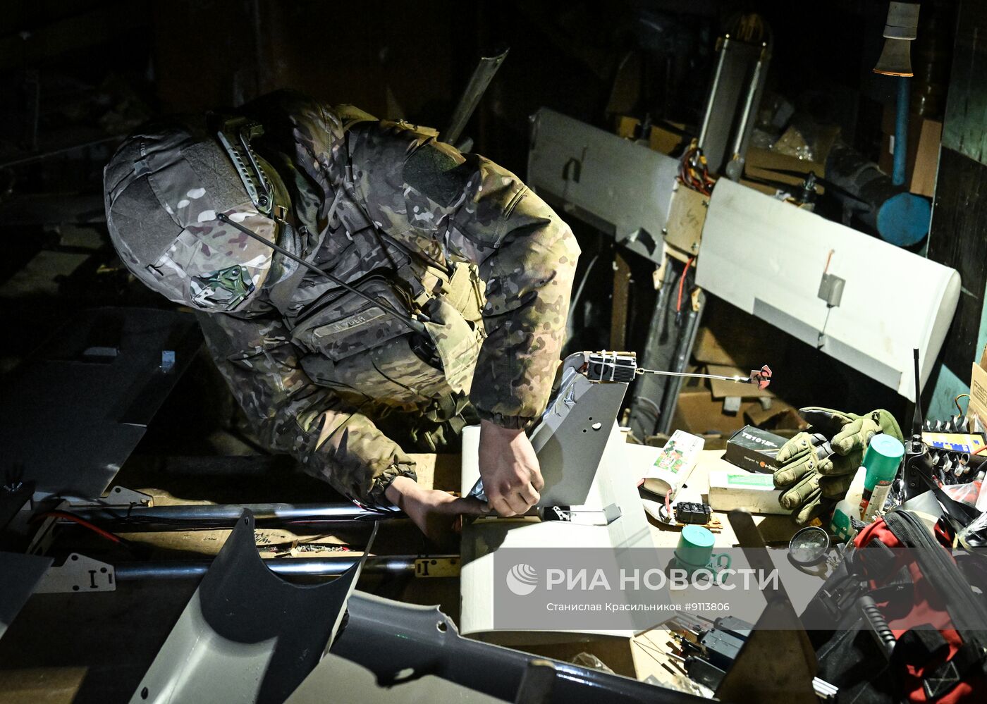 Боевая работа расчета БПЛА "Молния-2" на Красноармейском направлении СВО 