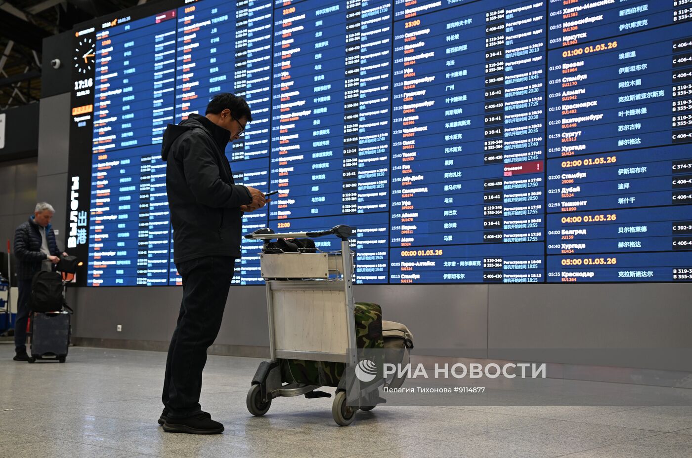 Отмена авиарейсов в Москве в связи с эскалацией конфликта на Ближнем Востоке
