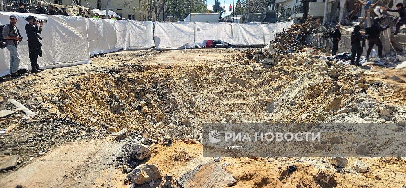 Последствия ударов Ирана по Тель-Авиву