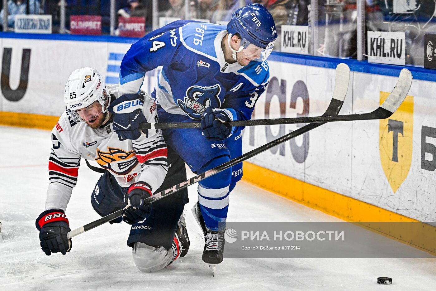 Хоккей. КХЛ. "Динамо М" (Москва) - "Металлург Мг" (Магнитогорск)