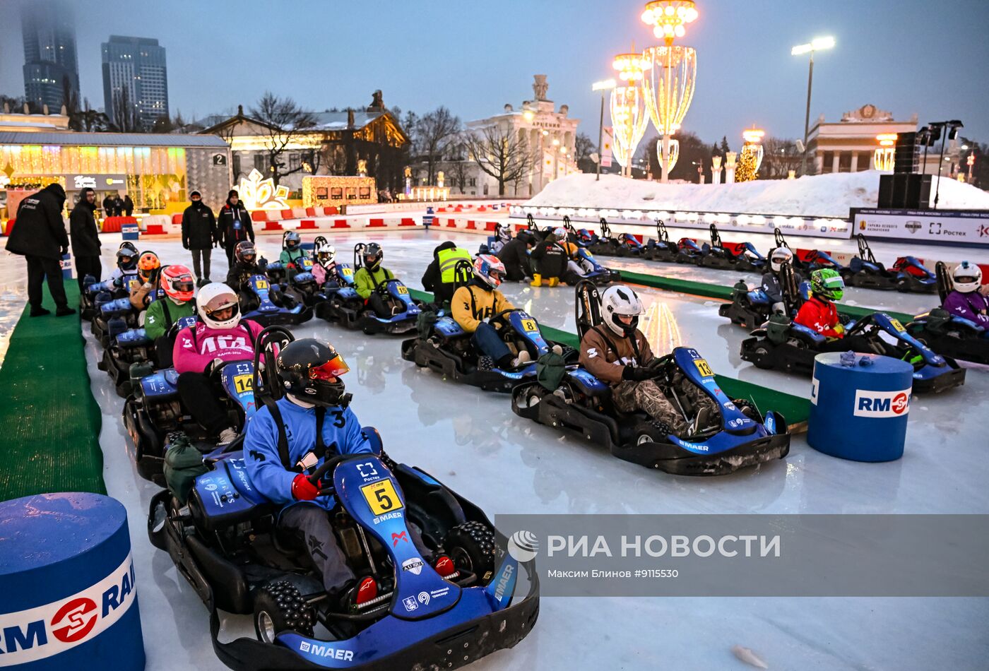 Гонка на картах "Лед особого назначения" на ВДНХ