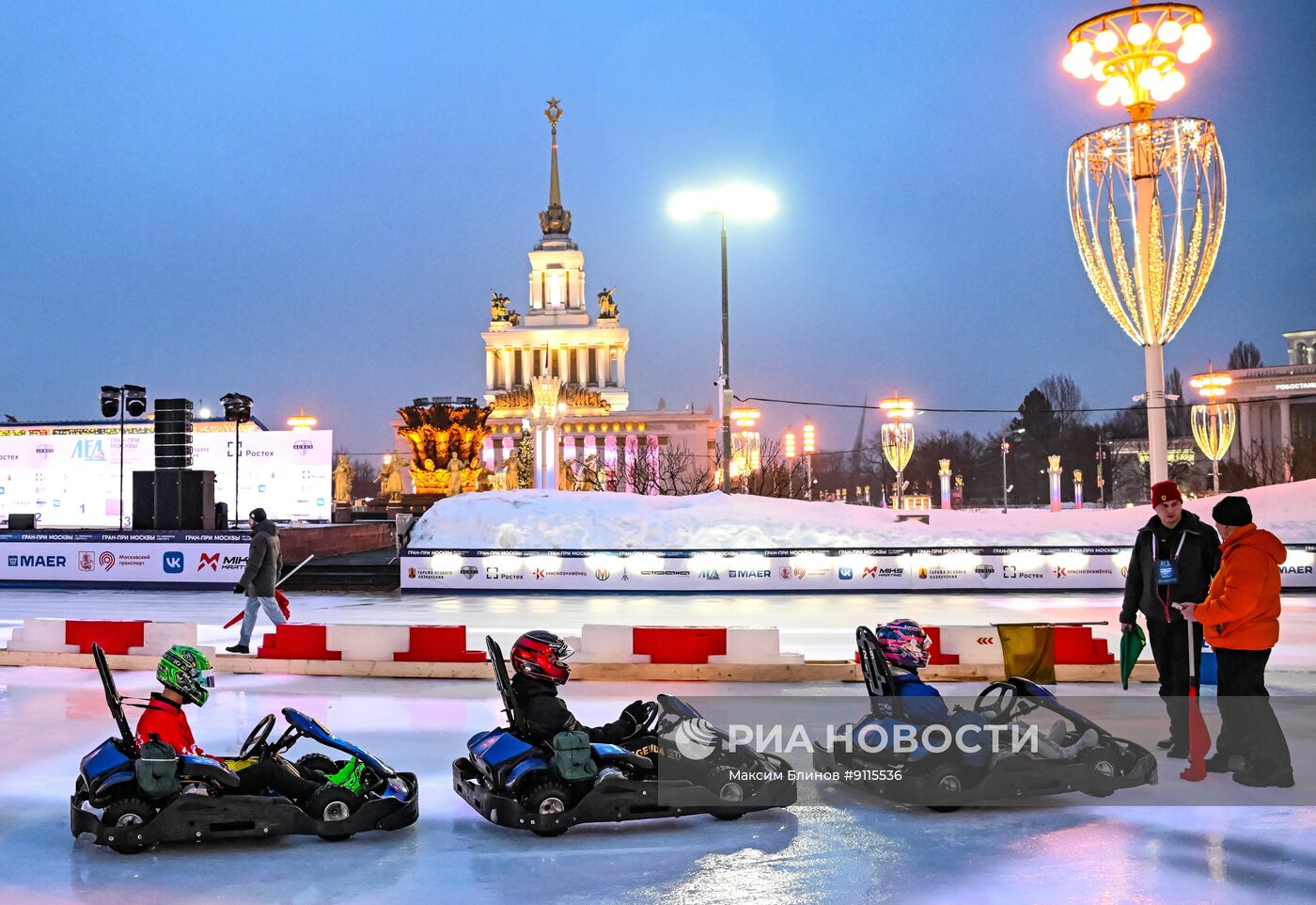 Гонка на картах "Лед особого назначения" на ВДНХ