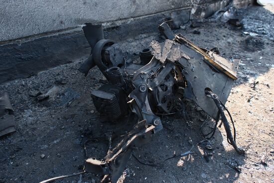 Последствия атаки беспилотников ВСУ на Новороссийск