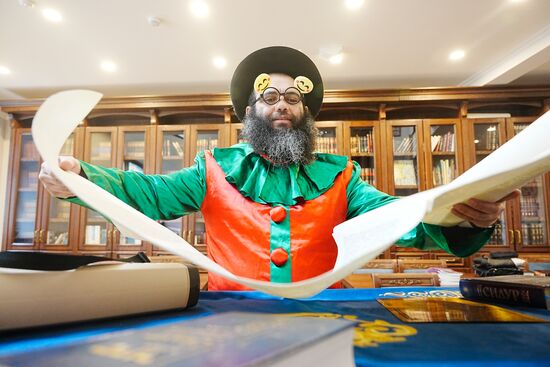 Празднование Пурима в синагоге Кисловодска