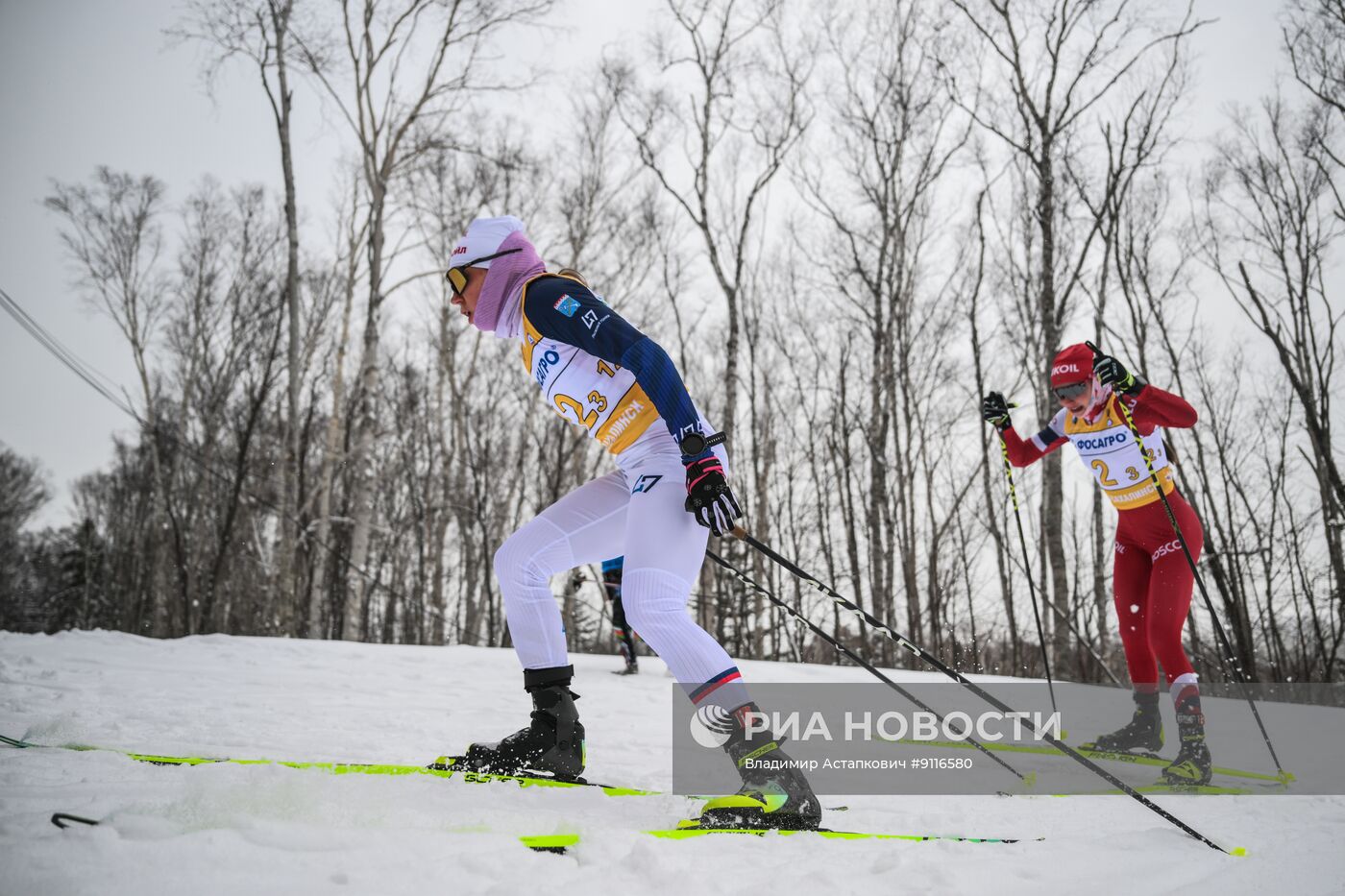 Лыжные гонки. Чемпионат России. Эстафета 4х7,5 км. Женщины